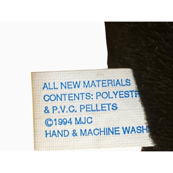 Puffkins Stitch Monster Plush Toy Green Black Tag Collectible1999 Halloween - Picture 10 of 16